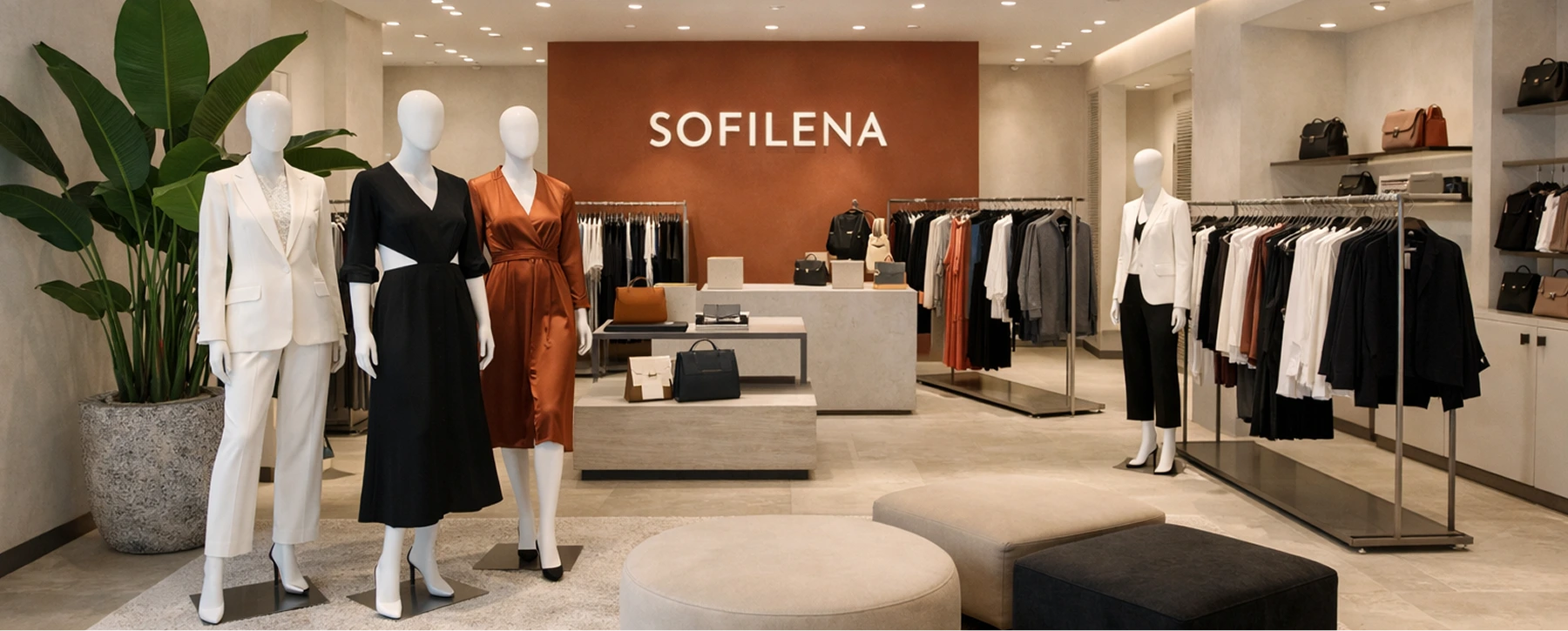 Интерьер магазина SOFILENA